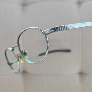 Vintage Jeep Excellence Eyeglasses/Sunglasses Frame Silver/Green Glasses Eyewear